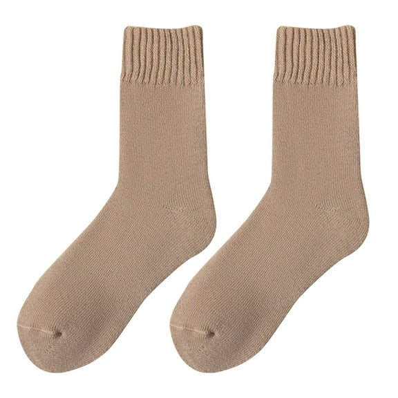ZJXFGS Women Warm Socks Winter Socks Thermal Socks For Men And Women Heated Winter Boot Socks Insulated Socks For Cold Weather Warm Fuzzy Socks For Women Merino Wool Socks for Women Coffee One Size