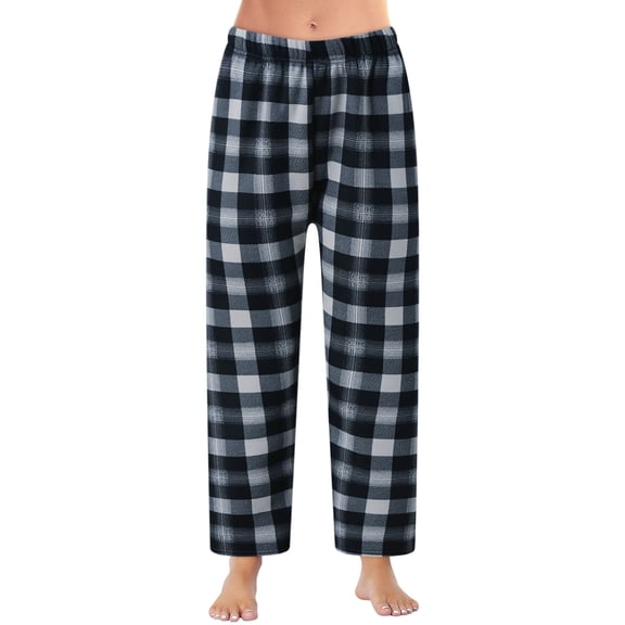 ZJXFGS Women's Sleepwear,Lounge Pants Women,Comfy Pants,Women's Pajama Pants,Plaid Pajama Pants Women,,,White,One Size
