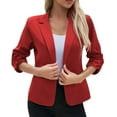 thumbnail image 1 of ZJXFGS Women'S Blazers,Blazer Jackets for Women,Casual Blazers for Women,Jacket for Women,Blazer Women,Women Blazers,Black Jacket Red 3XL, 1 of 9
