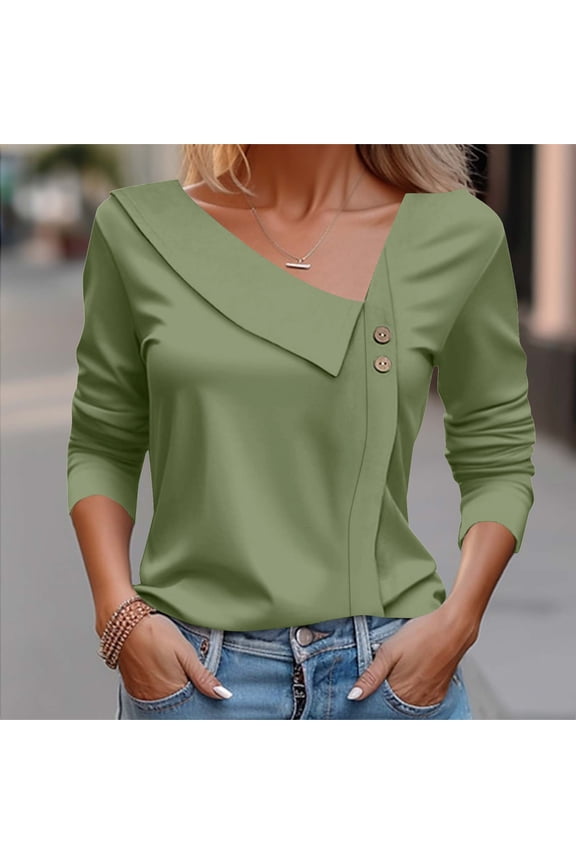 Womens Blouses for Work Country Concert Tops for Women Womens Plus Size Tops Women Blouses for Work Fringe Tops for Women Cute T Shirts Womens Shirts Green M