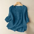 thumbnail image 1 of ZJXFGS Womens Boho T Shirts Women Blouses Cooling Shirts Peasant Blouses for Women Ladies Tops and Blouses Going Out Tops Tops for Women Trendy Light Blue M, 1 of 6