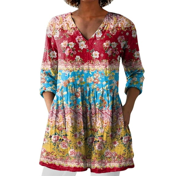 ZJXFGS Womens Fall Clothes Womens Fashion Y2k Button Up Shirt Women Women Dress Shirts Fashion Clothing Professional Tops For Women Womens Tops Red 3XL