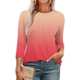 thumbnail image 1 of ZJXFGS Womens Short Sleeve Sweater Short Sleeve Sweaters formal Tops Sweaters for Women Trendy Orange L, 1 of 8