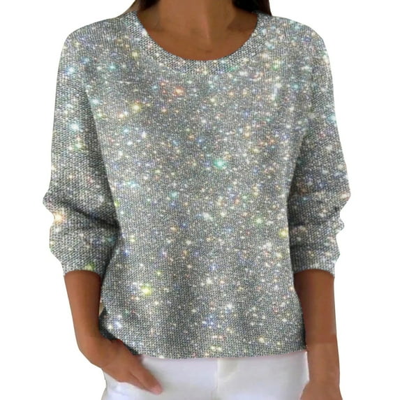 ZJXFGS Womens Tops Women'S Pullover Sweaters Cozy Sweaters For Women Cute Sweaters For Women Winter Sweaters For Women Sweaters For Women Trendy Women'S Sweaters Gray S