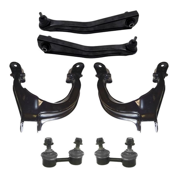 ZJYAIZD 6pcs Suspension Control Arm Set Kit Rear Left Driver Upper Lower Side Arms for Chrysler for Sebring 1995-2000,for Dodge for Avenger 1995-2000 Factory Grease and Sealed-Factory Specs