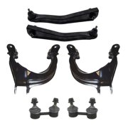 ZJYAIZD 6pcs Suspension Control Arm Set Kit Rear Left Driver Upper Lower Side Arms for Chrysler for Sebring 1995-2000,for Dodge for Avenger 1995-2000 Factory Grease and Sealed-Factory Specs
