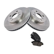 ZJYAIZD Front Side Vented Ceramic Kit Replacement Disc Set Brake Rotors and Pads for Scion for iQ 1.3L 2013 3494036189