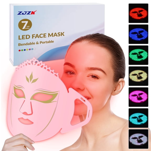 ZJZK 7 Colors LED Face Mask PDT Equipment SPA Facial Spray Device Skin Rejuvenation Light Facial Body Beauty Machines For Skin Care