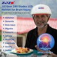 ZJZK NIR Infrared LED Light Therapy Healing for Dementia Injury