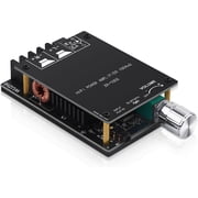 ZK-1002 Bluetooth 5.0 Audio Amplifier Board, 100W x 2 2.0-Channel Mini Hi-Fi Power Amplifier with Volume Control, BT and AUX Inputs, DC 5-27V Stereo Amplifier Module for Home DIY Speakers