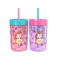thumbnail image 1 of Zak Designs 2 Pack 16oz Tumbler Bluey Purple/Pink, 1 of 6