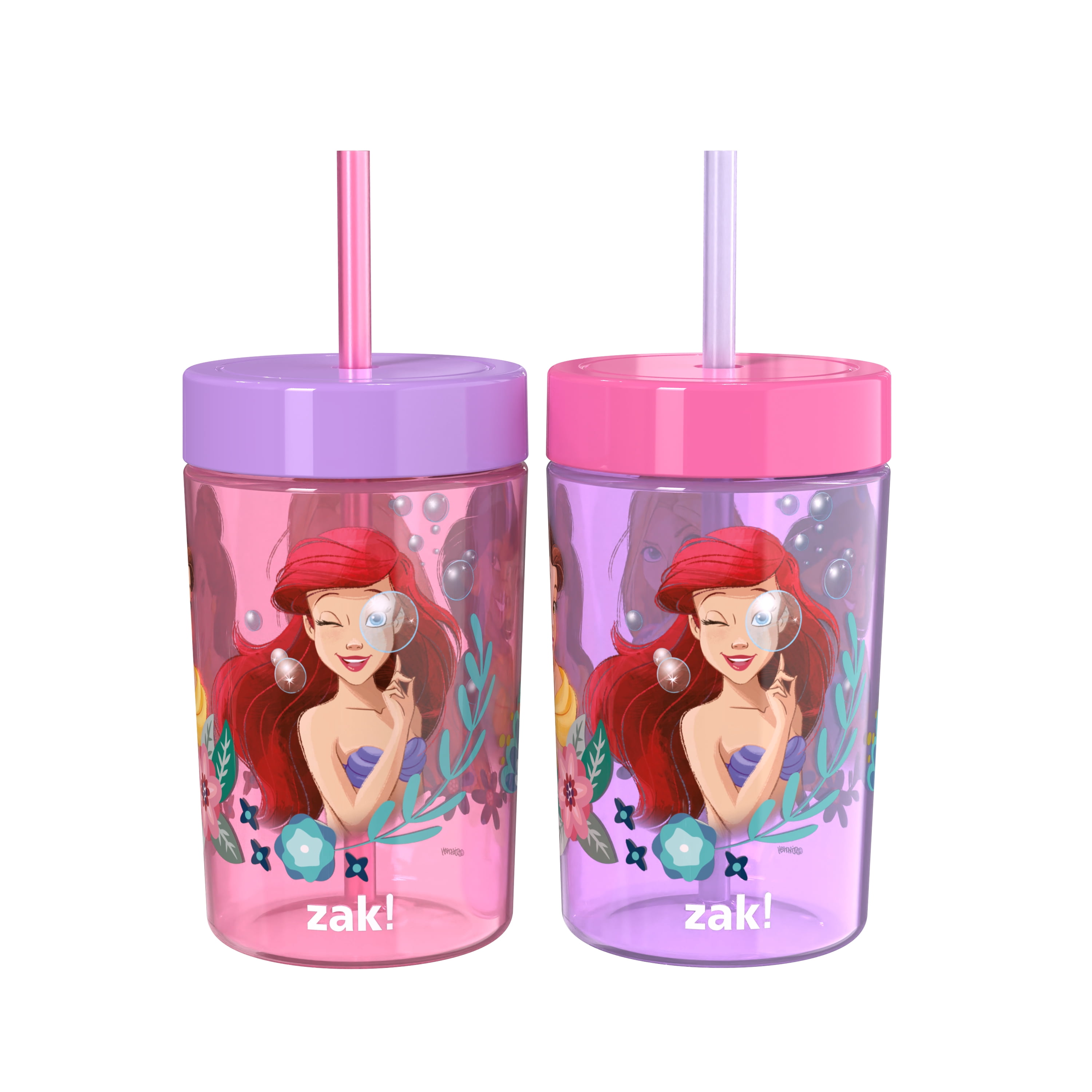 Zak Designs 2 Pack 16oz Tumbler Princess