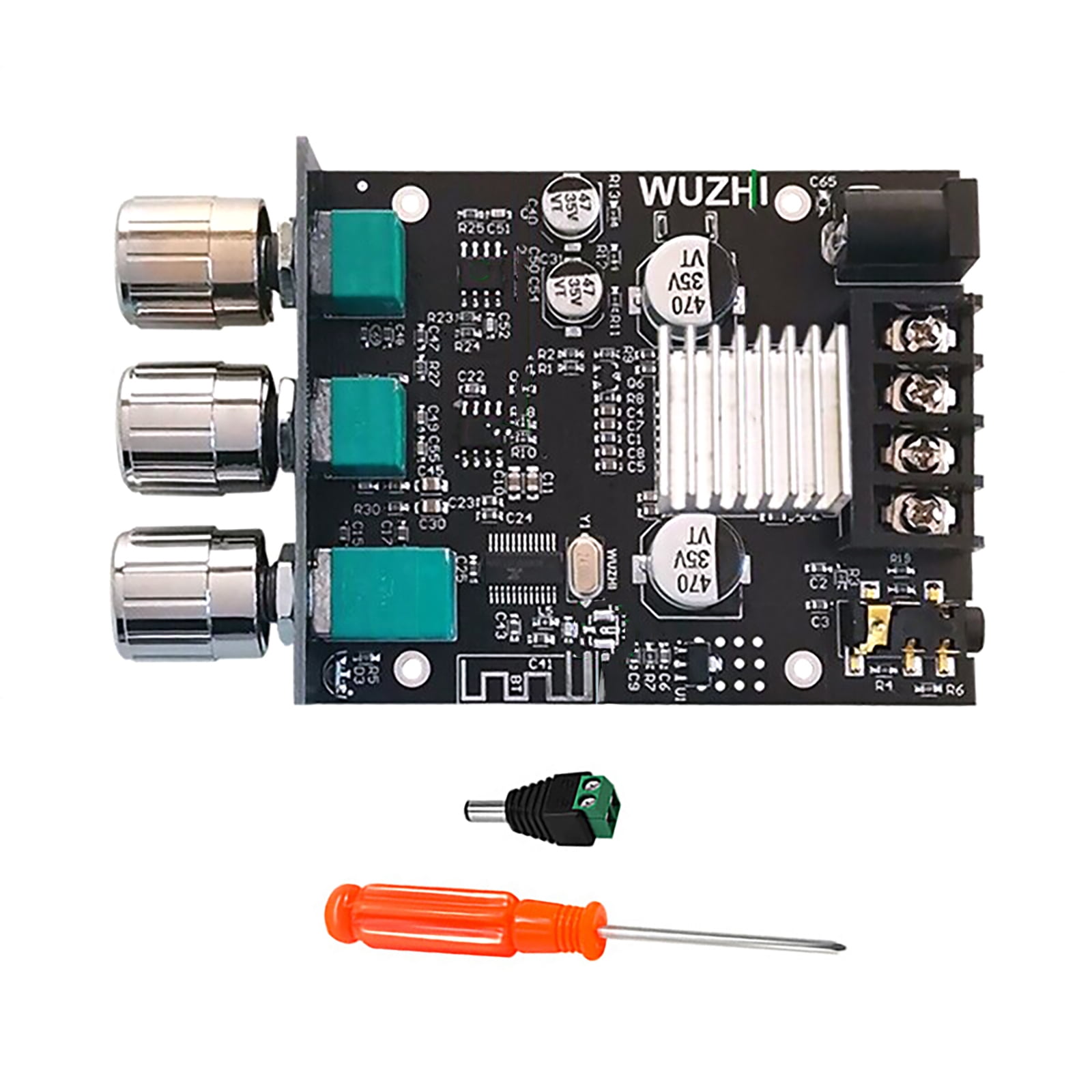 ZK-502MT Bluetooth 5.0 Amplifier Board 15~100W Speaker Adaptation
