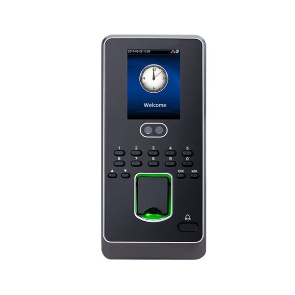 ZK Multibio800-H 400 Face Fingerprint Recognition Door Access Control System TCP/IP Biometric Facial Time Attendance Rocorder - Efficient Management
