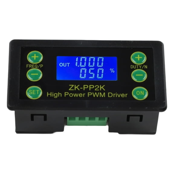 ZK-PP2K PWM & Pulse Generator 3.3~30V Motor Speed Controller Regulator Cycle Adjustable Driver LED Dimmer Frequency Duty Ratio