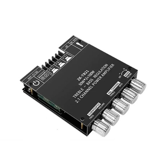 ZK-TB21 2 In 1 Power Amplifier Bluetooth Digital Amplifier Mini Amplifier Module
