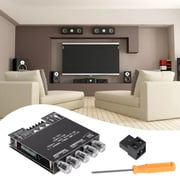 ZK-TB21 Bluetooth 5.0 50W+50W+100W 2.1 Channel Subwoofer Amplifier Board TPA3116D2 HiFi Treble and Bass Control Stereo Digital Audio Amp Board for Home Theater DIY Speakers