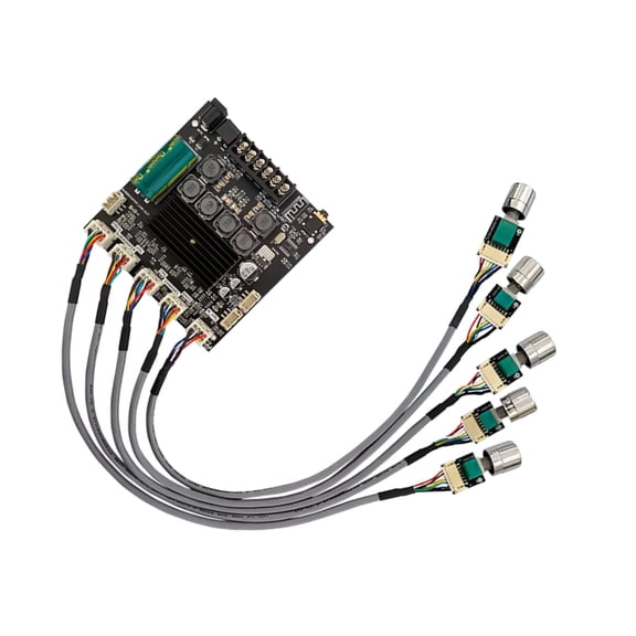 ZK-TB21F Power Amplifier Board Module 2.1 Channel 50W*2+100W Bluetooth TPA3116D2 TAPDRA Spare Part