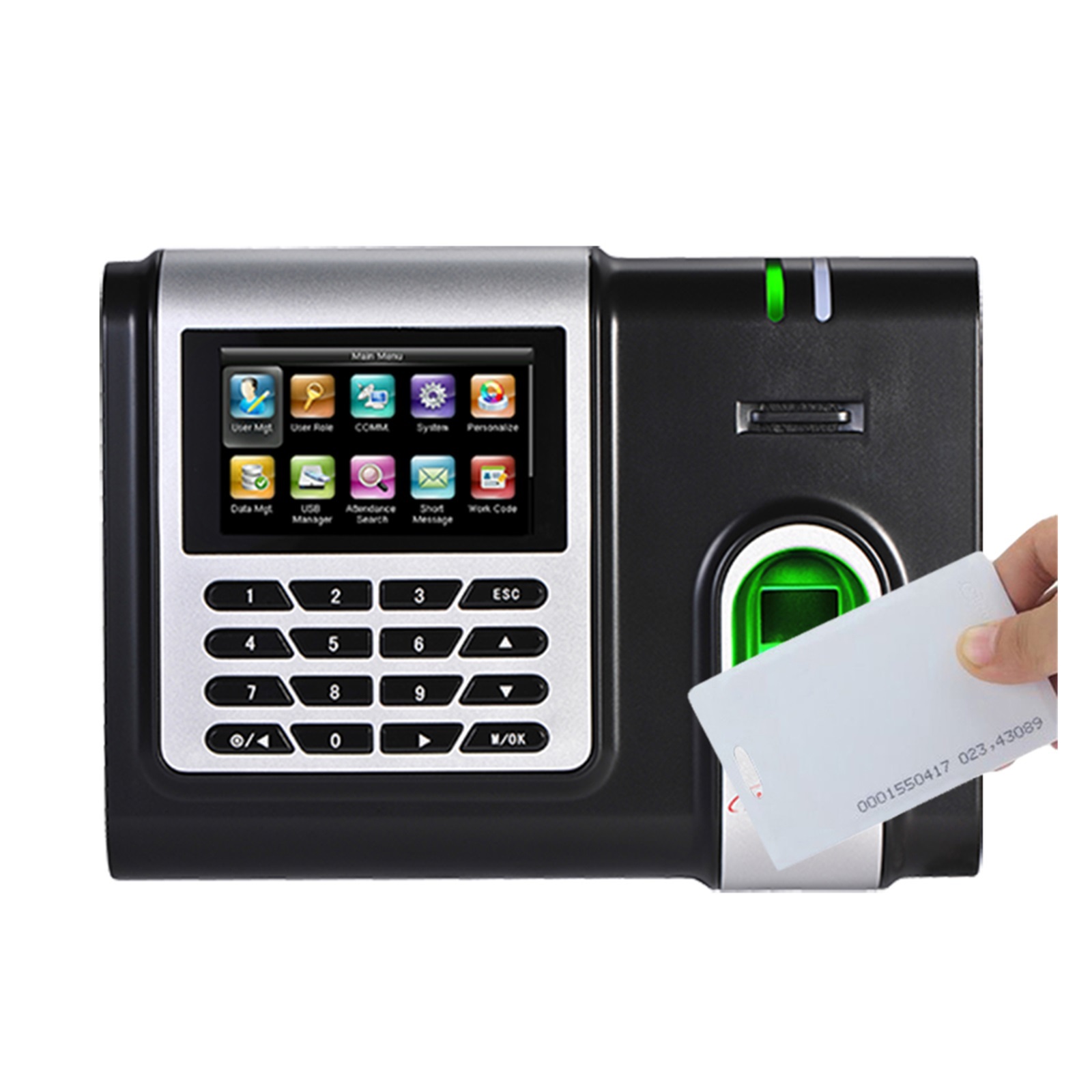 ZK X628C RFID Card Fingerprint Time Attendance Terminal RS232/485