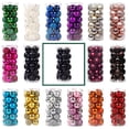 thumbnail image 1 of ZKCCNUK 24Pcs Christmas Tree Balls Ornaments for Xmas Christmas Tree 3cm/1.18" Shatterproof Christmas Tree Decorations Hanging Ball for Holiday Wedding Party Christmas Decorations Clearance, 1 of 2