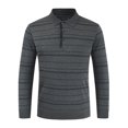 thumbnail image 1 of ZKCCNUK Autumn And Winter New Product Color-blocking Stripes Everyday Men's Lg-sleeved Sweater, 1 of 3