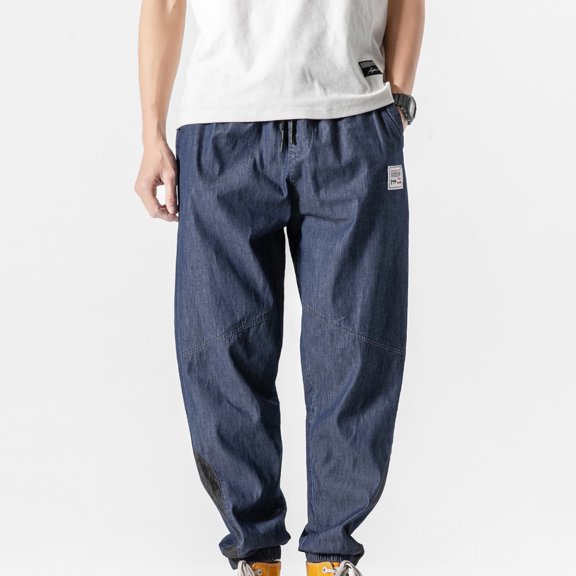 ZKCCNUK Cargo Pants for Men's Fashi Classic Twill Relaxed Fit Work Wear Combat Safety Cargo Pants Blue XXL