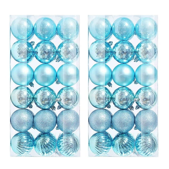 YgkuHd Christmas Decorations 72PCS Christmas Tree Ball Bauble Hanging Home Party Ornament Decor 3CM, Clearance