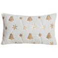 thumbnail image 1 of YgkuHd Christmas Decoration Christmas Tree Embroidered Throw Pillow Cover Snowflake Plush Throw Pillow Christmas Decorative Gift Cushion Cover Without Core, Christmas Clearance, 1 of 1