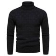 thumbnail image 1 of ZKCCNUK Men's Fashion Autumn And Winter Sweater Pullover Bottom Knit Color Blocking Men's Sweater on Clearance, 1 of 8