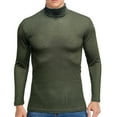 thumbnail image 1 of ZKCCNUK Mens Slim Fit Lightweight Winter Turtleneck Warm Long Sleeve Knitted Sweater Tops Outwear Blouse Pullover Top Turtleneck T-Shirt, 1 of 6