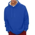 thumbnail image 1 of ZKCCNUK Mens Sweatshirt Heavy Sherpa Fleece Lined Pullover Thick Winter Tops S-3XL, 1 of 6