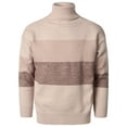 thumbnail image 1 of ZKCCNUK New Casual Daily Pullover Color High Neck Men's Knitted Sweater Bottoming Shirt, 1 of 9