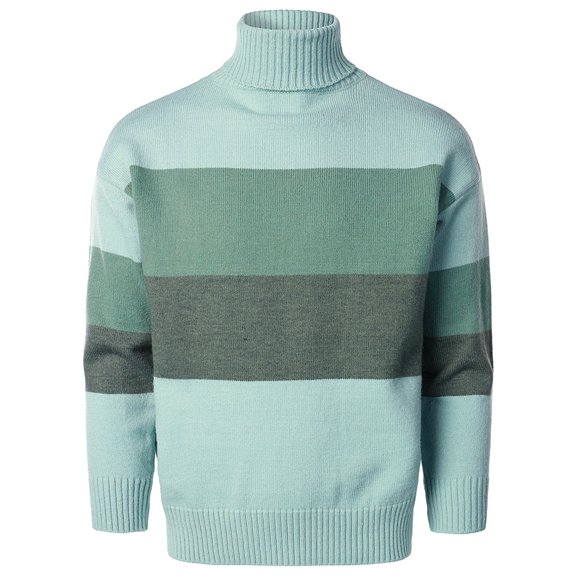 ZKCCNUK New Casual Daily Pullover Color High Neck Men's Knitted Sweater Bottoming Shirt