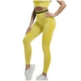 thumbnail image 1 of ZKCCNUK Pants for Women Fashion Yoga Leggings Fitness Running Gym Ladies Sports Active Pants S-L, 1 of 3