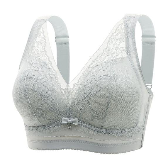 ZKCCNUK Plus Size Bras for Women Sexy Non Magnetic And Non Steel Ring Gathered Bra with Thin Cup And Adjustable Sexy Lace Bra Underwear Everyday Bras Size M-3XL