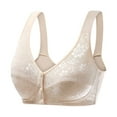 thumbnail image 1 of ZKCCNUK Plus Size Bras for Women Sexy Comfortable Breathable Lining Without Steel Ring Bra Oversized Tank Top Style Bra Everyday Bras Size 80C-100C, 1 of 6