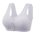 thumbnail image 1 of ZKCCNUK Plus Size Bras for Women with Front Button And Elderly No Steel Ring Bra Comfortable Gathering Oversized Bra Shaping Everyday Bras Size 36-46, 1 of 5