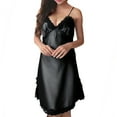 thumbnail image 1 of ZKCCNUK Plus Size Nightgowns for Women Sexy Lace Lace Slit Dress Sexy Suit Free Size, 1 of 6