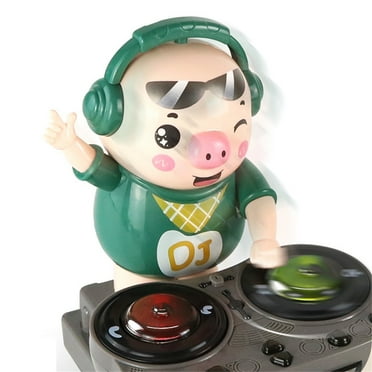 ZKCCNUK Toddler Toys DJ Music Dancing Pig Toy with Colorful Light Back and Forth on Clearance