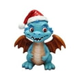thumbnail image 1 of Toys for Ages 5-7 Christmas Little Dinosaur Atmosphre Scene Set Decoration Ornaments Resin Dinosaur Sculpture Ornaments Desktop on Clearance, 1 of 3