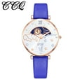 thumbnail image 1 of ZKCCNUK Watch CCQ Women's Casual Quartz Leather Band Strap Spin Watch Wrist Watch Up to 50% off Clearance, 1 of 4