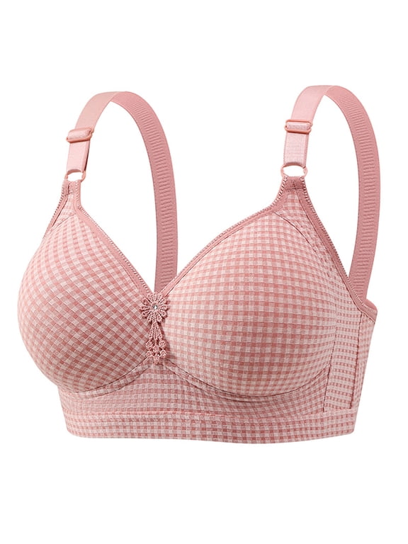 Women's Bras Fashion Comfortable Breastplate Lace Breathable Bra Underwear No Rims Everyday Bras Size S-3XL