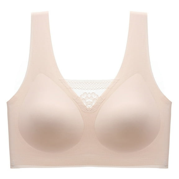 ZKCCNUK Women's Bras Steel Ring Gathering Bra Underwear Daily Bra Everyday Bras Size M-2XL