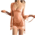 thumbnail image 1 of ZKCCNUK Women's Nightgowns & Sleepshirts Solid Color Short Skirt Camisole Lace Casual CamisoleNightgown Pajamas M,L, 1 of 7