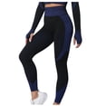 thumbnail image 1 of ZKCCNUK Women's Pants Wearing Quick Drying Hollowed Out Gradient Buttocks Long Yoga Pants S-3XL, 1 of 3