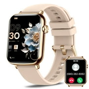 ZKCREATION Smart Watches for Men/Women Answer/Make Calls,Fashionable Sports Watch,Pink