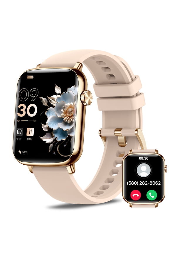 Smart Watches for Men/Women (Answer/Make Calls),Fashionable Sports Watch,Pink