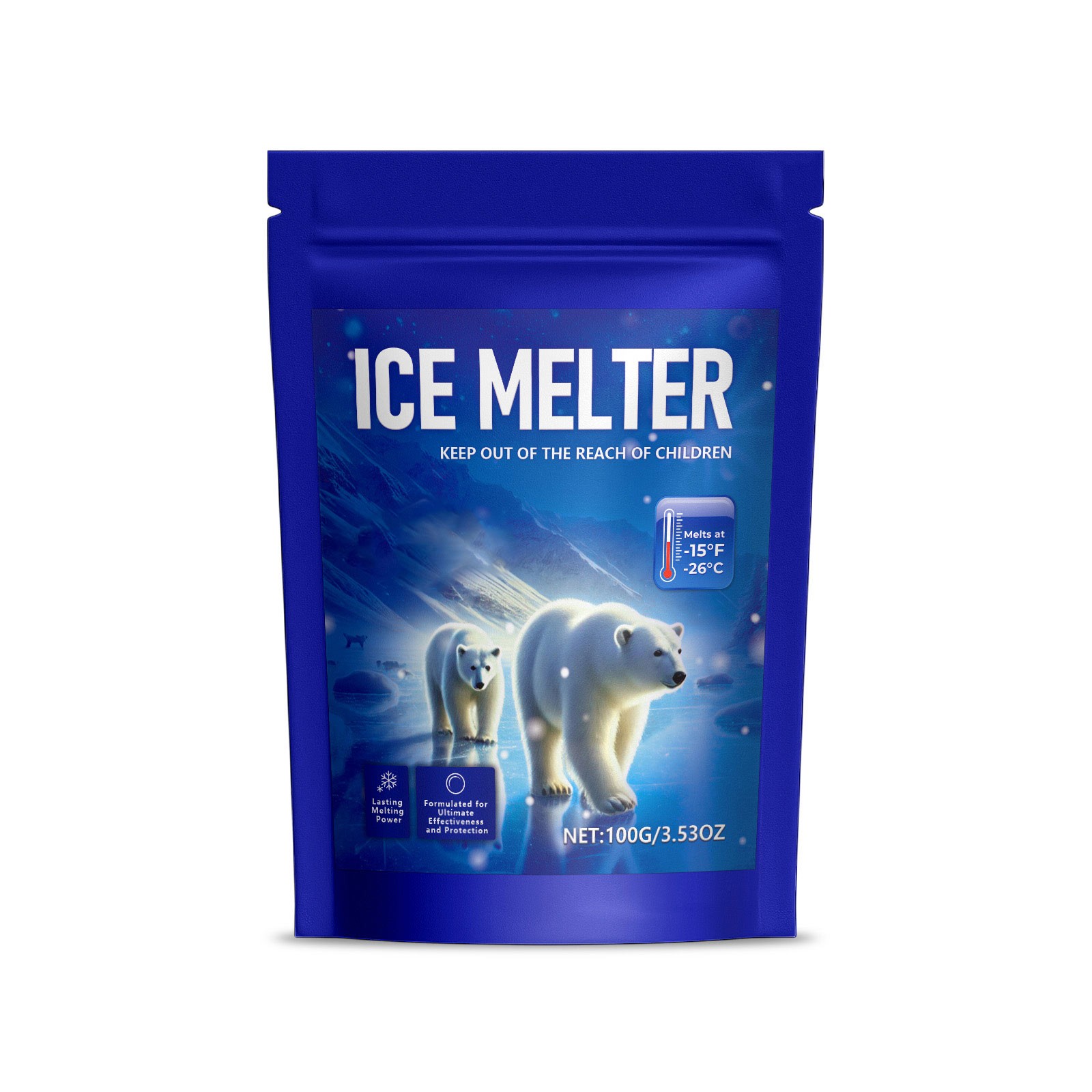ZKDDJFSNK Pet Ice Melt For Concrete Snow Ice Melt Pet Friendly For Snow And Ice Removal Sidewalk Snow Melt Is Effective Up To 15 That Will Get Here before Christmas