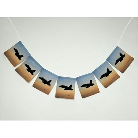 ZKGK Airplane Banner Bunting Garland Flag Sign for Home Family Party Decoration