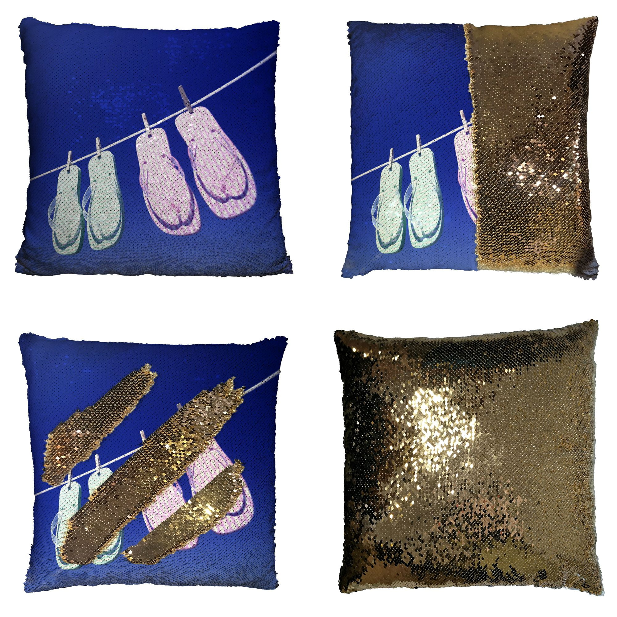 flip pillow sequin